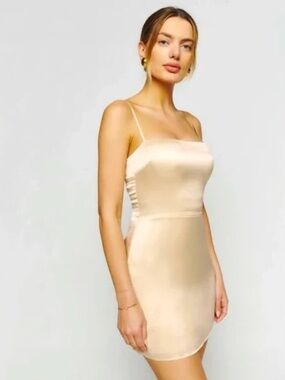 NWT Reformation Kosta Silk Dress